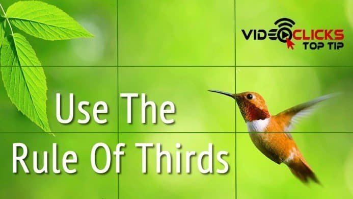 Tip #3: rule of thirds