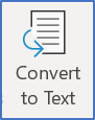 Convert a table into text