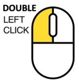 Double-left-click the mouse