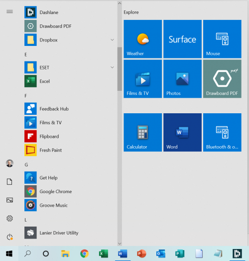 The Windows Start Menu