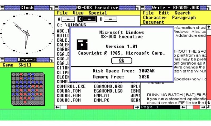 Windows version 1